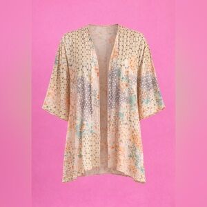 Multicolor Kimono Cardigan